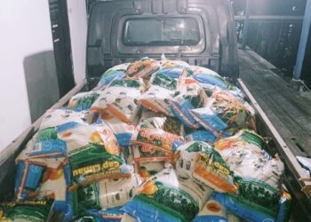 Sat Polairud Polres Tarakan Gagalkan Upaya Penyelundupan 100 Karung Beras Ilegal