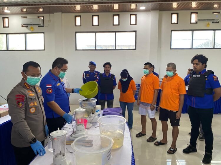 Ditpolairud Polda Kaltara Musnahkan 1,5 Kg Sabu Hasil Ungkap Kasus Narkotika di Tarakan