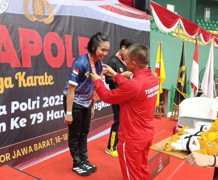 Kejurnas Karate Piala Kapolri 2025, Tim Karateka Polda Kaltara Raih Medali Perunggu