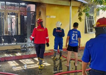 Rumah Pegawai Bandara Juwata Terbakar Saat Ditinggal DL
