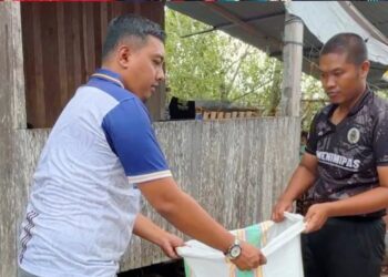 Bersama Masyarakat Lapas Nunukan Ikuti Aksi Peduli Penanganan Sampah Plastik di Pesisir Momolo
