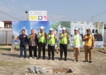 Ground Breaking..! Peletakan Batu Pertama Pembangunan Gedung BPKB Prototype Ditlantas oleh Kapolda Kaltara