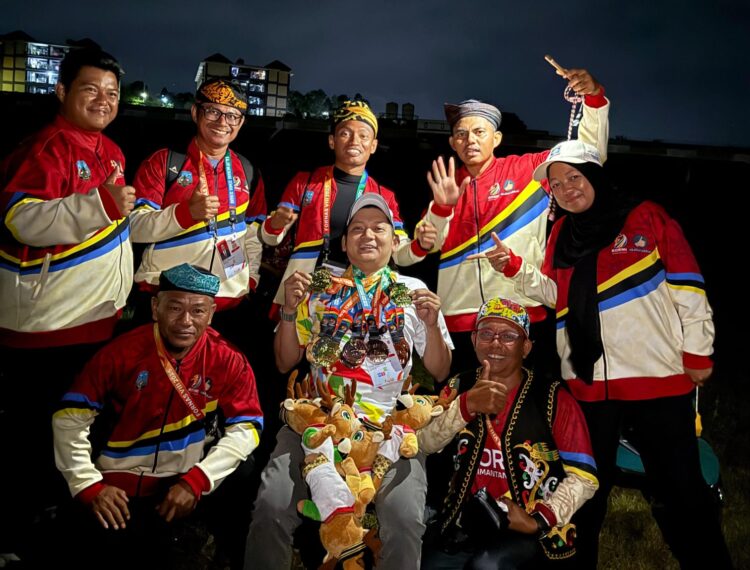 5 Medali Diraih Atlet Panahan Tradisional Nunukan di Ajang Nasional