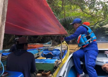 Sat Polairud Polres Tarakan Bantu Pencarian Korban Hilang di Perairan Tanjung Tiram