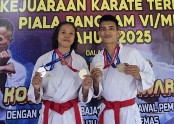 Bripda Thersia dan Bripda Niko Andreanus Raih 4 Medali di Kejuaraan Piala Pangdam VI Mulawarman