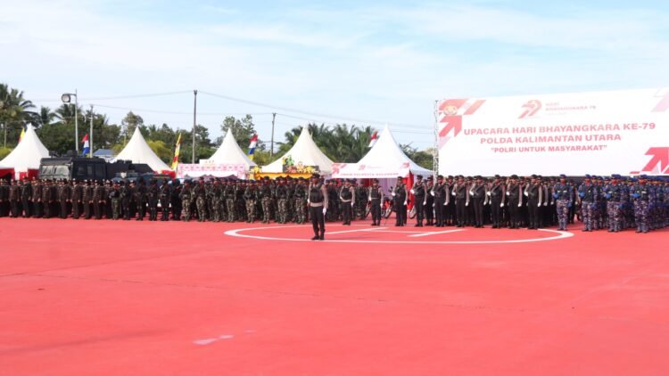 Polda Kaltara Gelar Upacara Hari Bhayangkara ke-79, Momentum Refleksi dan Penguatan Pengabdian Untuk Masyarakat