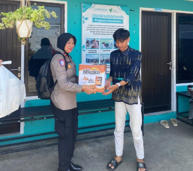 Tebar Kebaikan, Satlantas Polres Tarakan Melaksanakan Sedekah Barokah untuk Yatim Piatu