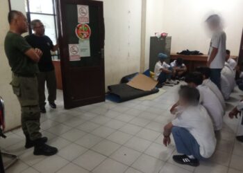 Hari Pertama Sekolah, 30 Pelajar SMA di Tarakan Diamankan Satpol PP