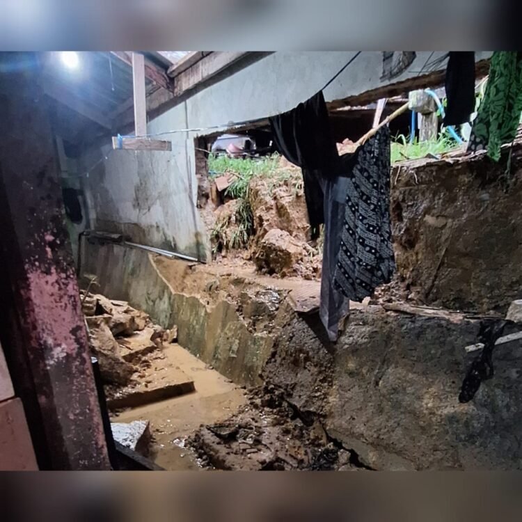 Hujan Sejak Dini Hari di Tarakan, Tanah Longsor Menimpa Rumah Warga di Sebengkok Waru