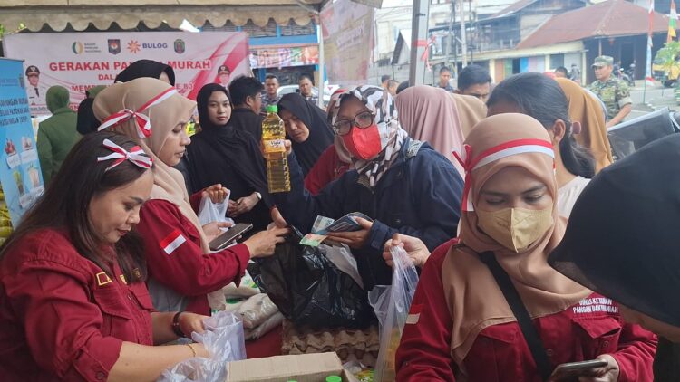 Pemkab Nunukan Gelar Gerakan Pangan Murah, Andi Fajrul Syam Apresiasi