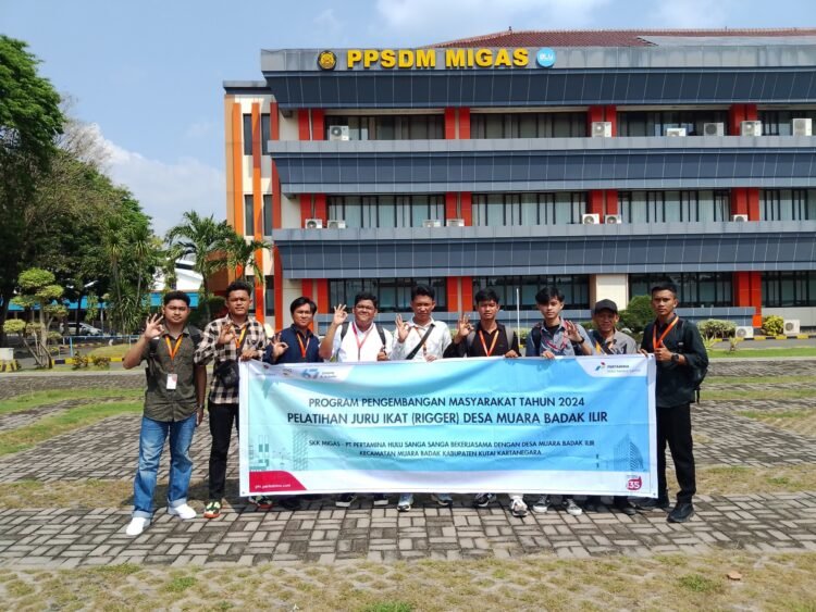 Tingkatkan Kapasitas Pemuda Muara Badak Ilir, PT Pertamina Hulu Sanga Sanga Fasilitasi Pelatihan dan Sertifikasi Rigger