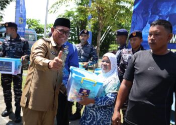 Wakil Wali Kota Tarakan Hadiri Bakti Sosial HUT ke-80 TNI AL