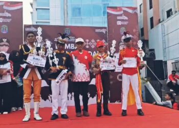 Lomba Gerak Jalan Indah Nunukan Sukses, Ini Daftar Pemenangnya