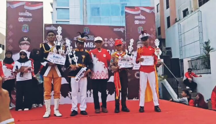 Lomba Gerak Jalan Indah Nunukan Sukses, Ini Daftar Pemenangnya