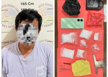 Diduga Sebagai Pengedar Sabu, Satu Warga Nunukan Timur Ditangkap Satresnarkoba Polres Nunukan