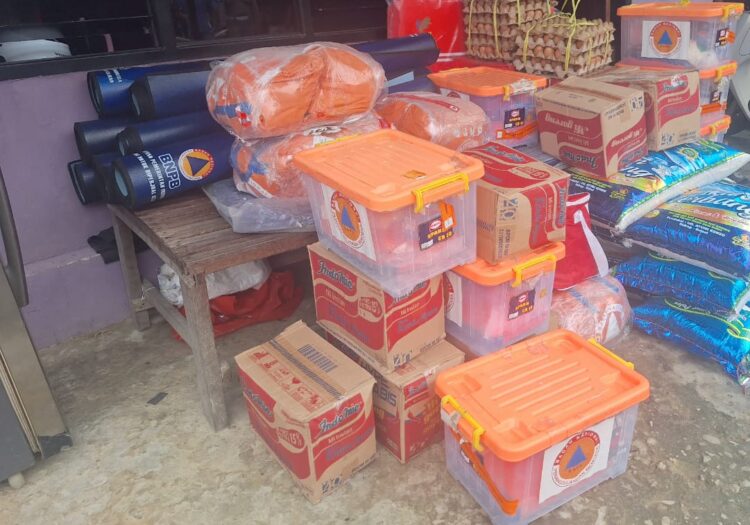 Korban Kebakaran Dapat Bantuan Sembako dari BPBD dan Dinas Sosial Nunukan