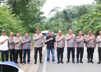 Kapolda Kaltara Tinjau Lahan Pangan untuk Ketahanan Pangan Nasional