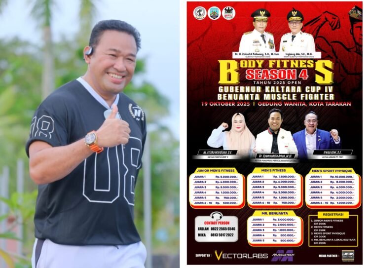 PBFI Kaltara Siap Gelar Benuanta Muscle Fighter Season 4 Tahun 2025 Open