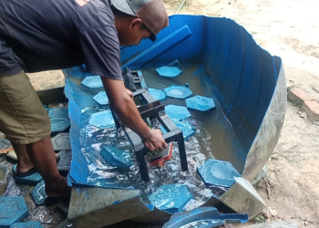 Limbah Plastik Jadi Paving Block, Pengelolaan Sampah Nunukan Sesuai Asta Cita Presiden