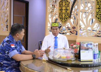 Silaturahmi Danlanud Anang Busra, Manfaatkan Skadron UAV untuk Mendukung Dalam Pengawasan Perbatasan