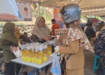 Gerakan Pangan Murah HUT ke-26 Nunukan Diminati Warga