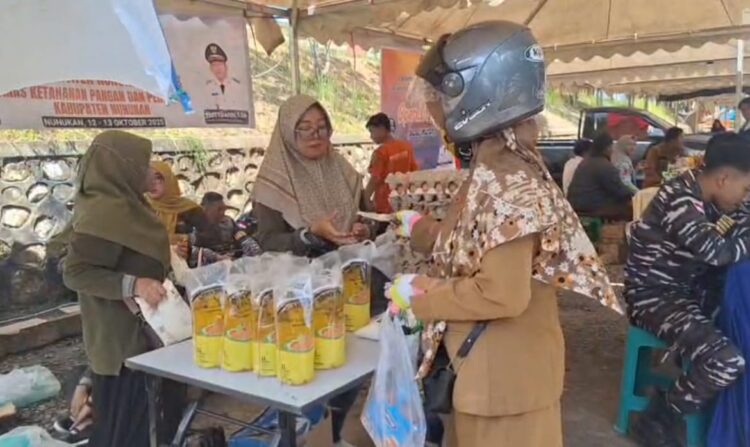Gerakan Pangan Murah HUT ke-26 Nunukan Diminati Warga