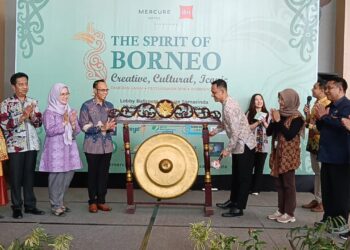 Kemenkum Kaltim Buka Stand Pelayanan Kekayaan Intelektual di Pameran ‘The Spirit of Borneo’ Mercure Samarinda