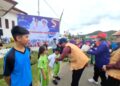 Dari Krayan, Serentak Pembagian Seragam Sekolah Gratis Dipimpin Bupati