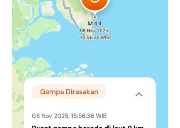 Gempa Terjadi Lagi di Tarakan, Dinding Rumah Warga Gunung Lingkas Ambruk