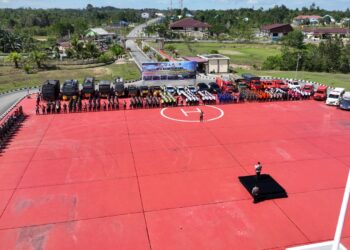 Polda Kaltara Gelar Apel Kesiapsiagaan Dalam Rangka Tanggap Darurat Bencana Hidrometeorologi Di Kaltara