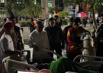 Pasca Gempa Wali Kota Tarakan Langsung Turun Kelapangan