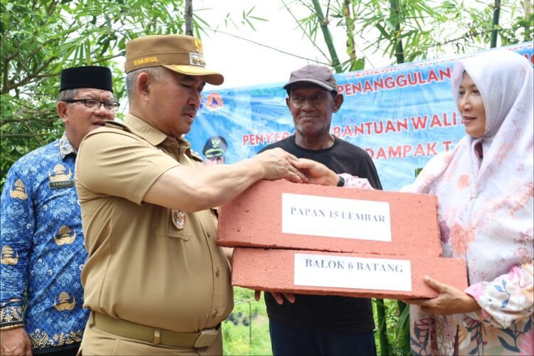 50 KK Terdampak Bencana di Kota Tarakan Mendapatkan Bantuan dari Pemkot