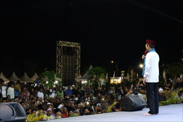 Wakil Wali Kota Tarakan, Ibnu Saud Is, Menghadiri Tabligh Akbar Bersama Ustad Abdul Somad