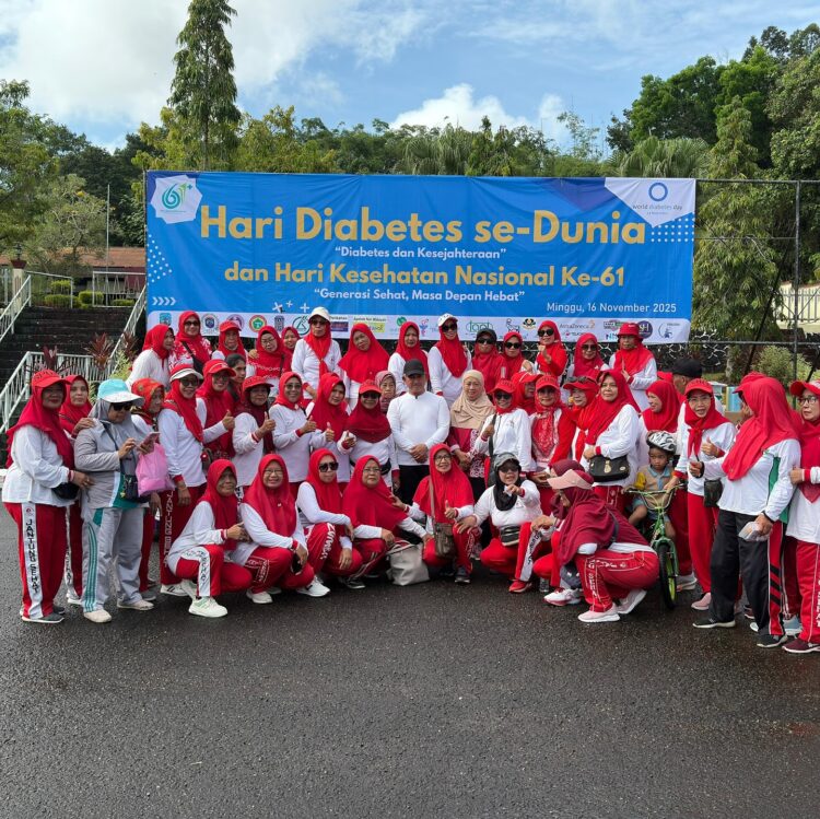 Peringati Hari Diabetes Sedunia dan HKN ke-61, Wali Kota Tarakan Ingatkan Pentingnya Pola Hidup Sehat