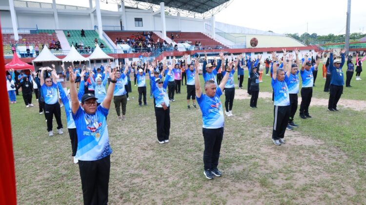 HUT KORPRI ke-54 Tahun 2025, Pemkot Tarakan Gelar Fun Run ASN dan Senam Bersama