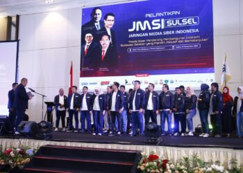 Pengurus JMSI Sulsel 2025-2030 Resmi Dilantik, Teguh Santosa Tekankan Profesionalisme Media