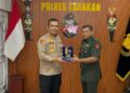 Polres Tarakan Terima Kunjungan Silaturahmi Malaysian Military Liaison Officer (MMLO)