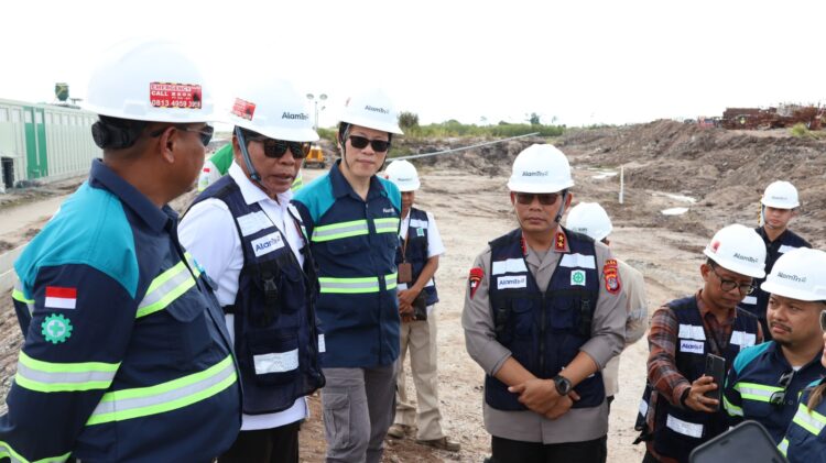 Kapolda Kaltara Dampingi Gubernur Tinjau Kawasan Industri Strategis PT. KIPI dan PT. KAI