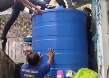 Anak Terjebak Dalam Profil Air, Warga Nunukan Lapor Damkar