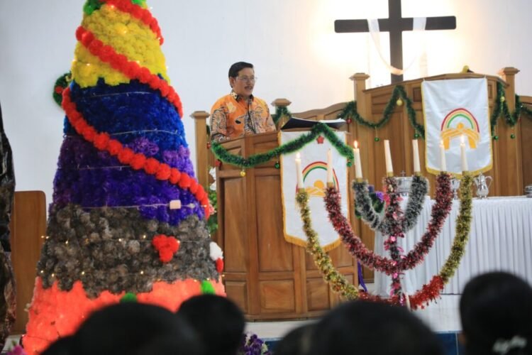 Rayakan Natal bersama GPIB Jemaat Maranatha, Wagub Dorong Peran Keluarga dalam Iman