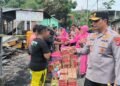 Kapolda Kaltara Tinjau Langsung Lokasi Kebakaran di Kampung Bugis Tarakan