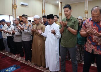 Polda Kalimantan Utara Gelar Sholat Ghaib dan Doa Bersama untuk Korban Bencana di Sumatera