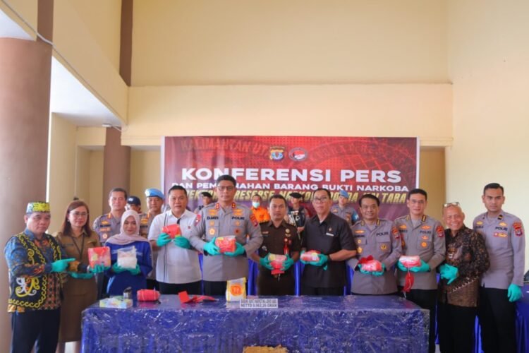 Polda Kaltara Musnahkan Hampir 10 Kg Sabu, Selamatkan Generasi Muda dari Ancaman Narkoba