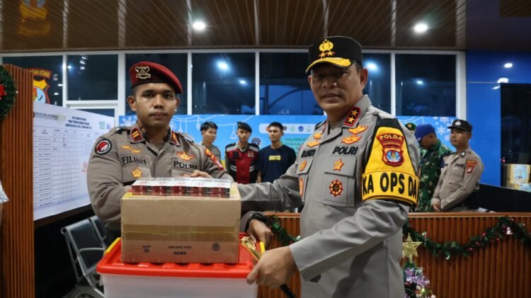 Kapolda Kalimantan Utara Tinjau Pos Pelayanan Operasi Lilin Kayan 2025