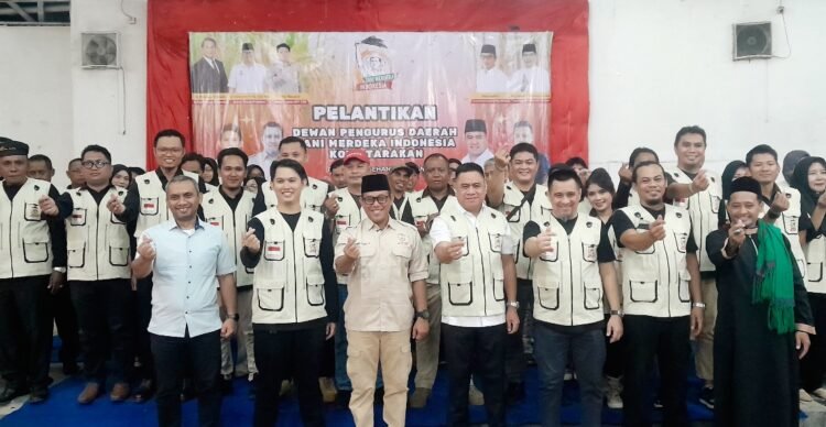 Jufri Budiman Lantik DPD Tani Merdeka Indonesia Kota Tarakan