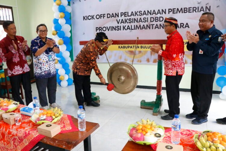 Pemprov gelar Kick Off Vaksinasi Dengeu Perdana di Kabupaten Bulungan, sasar Siswa SD