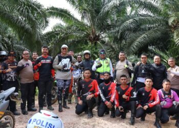 Kapolda Kaltara Pimpin Patroli Roda Dua ke Pelosok Bulungan