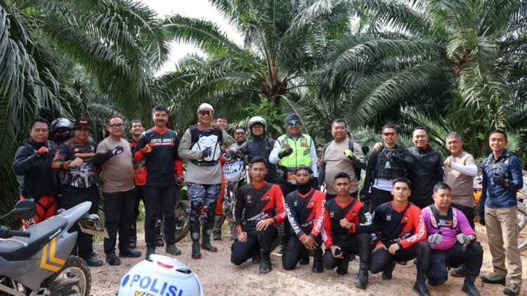 Kapolda Kaltara Pimpin Patroli Roda Dua ke Pelosok Bulungan