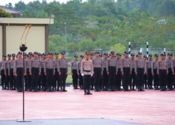 Wakapolda Kaltara Pimpin Upacara Hari Kesadaran Nasional Sebagai Momentum Refleksi dan Evaluasi Diri