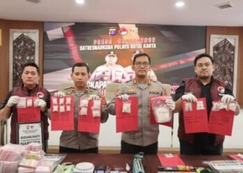 Polres Kukar Ungkap Dua Kasus Narkotika, Amankan Lebih dari 1,4 Kilogram Sabu